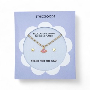 SATURN & STARS | Kids Necklace & Earrings Set | ETHICGOODS - 1 of 4