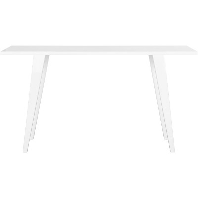 Manny Retro Mid Century Lacquer Console - White - Safavieh