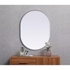 Elegant Lighting Metal Frame Oval Mirror 30x40 - 2 of 4