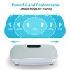 TopComfy Silent Vibration Platform 10 Frequency Exercise Fitness Massage Weight Loss Fat Burner for Unisex Home Workouts, Grey, 25"*15"*7" - 3 of 4