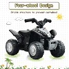 Costway Kids Ride On ATV 6V Electric Vehicle 4 Wheeler Battery Powered Motorized Quad Toy Car with LED Lights - 4 of 4