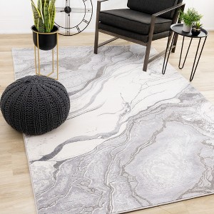 Rug Branch Contemporary Organic Grey Indoor Area Rug - 1 of 4