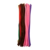 John Bead Fluffy Pipe Cleaners Chenille Stems for Art School Craft Supplies, 12in x 6mm Essentials Mix 100 Pieces - 3 of 3