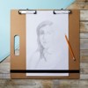 GEBRENT Artist Tote Sketch Board - 18 x 18 Large Dual Drawing Clipboard  with Cutout Handle, 2