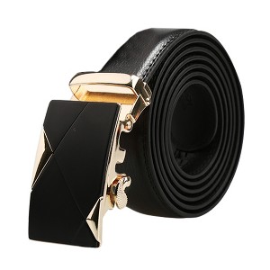 INSPIRE CHIC Men's Automatic Alloy Buckle Holeless Belt - 1 of 4
