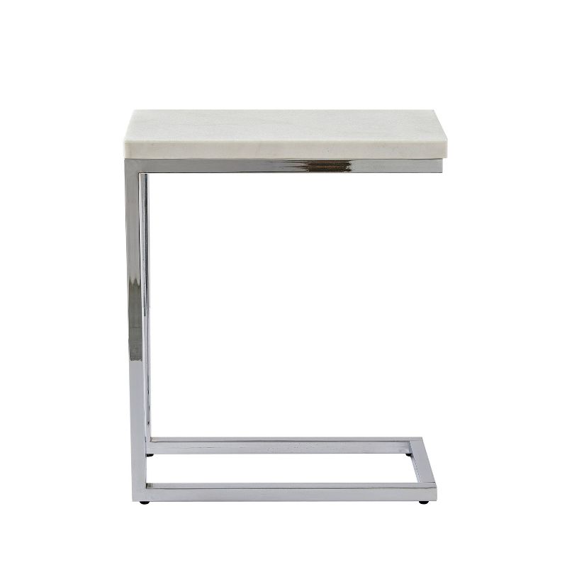Echo Chairside Table White - Steve Silver Co., 1 of 6