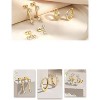 3-Pair Sterling Silver Earring Set - Hypoallergenic Stud/Hoop/Cartilage, for Sensitive Ears - 3 of 4