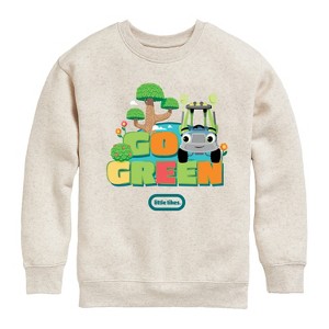 Boys' - Little Tikes - Go Green Graphic Long Sleeve Fleece Sweatshirt - 1 of 3