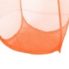 PiccoCasa Meshy Folding Tidy Clothes Storage Nylon Laundry Hampers 12.6" x 12.6" x 20.5" Orange 1 Pc - 3 of 4