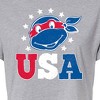 Women's - Teenage Mutant Ninja Turtles - USA Raphael Cropped Graphic T-Shirt - 2 of 4