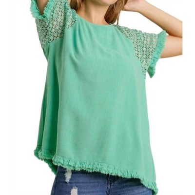 Women's Crochet Detailed Top - umgee