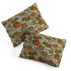 Deny Designs Valentina Ramos Oranges and Flowers Duvet Cover and Pillow Sham Set - image 4 of 4