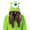 Disney Monsters Inc Adult Mike Wazowski Kigurumi Union Suit Pajama Green - 2 of 4