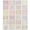 Wrapables 24 Sheets Flowers-A-Plenty Multicolor Flowers Nail Stickers Nail Art Set - 2 of 3
