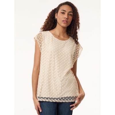 Jones New York Plus Size Drop Shoulder Top - 2X