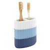 Izod Clubhouse Stripe Blue Toothbrush Holder - 2 of 3