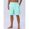 INSPIRE CHIC Men's Casual Summer Holiday Drawstring Waist Beach Striped Swimwear Shorts - 2 of 4