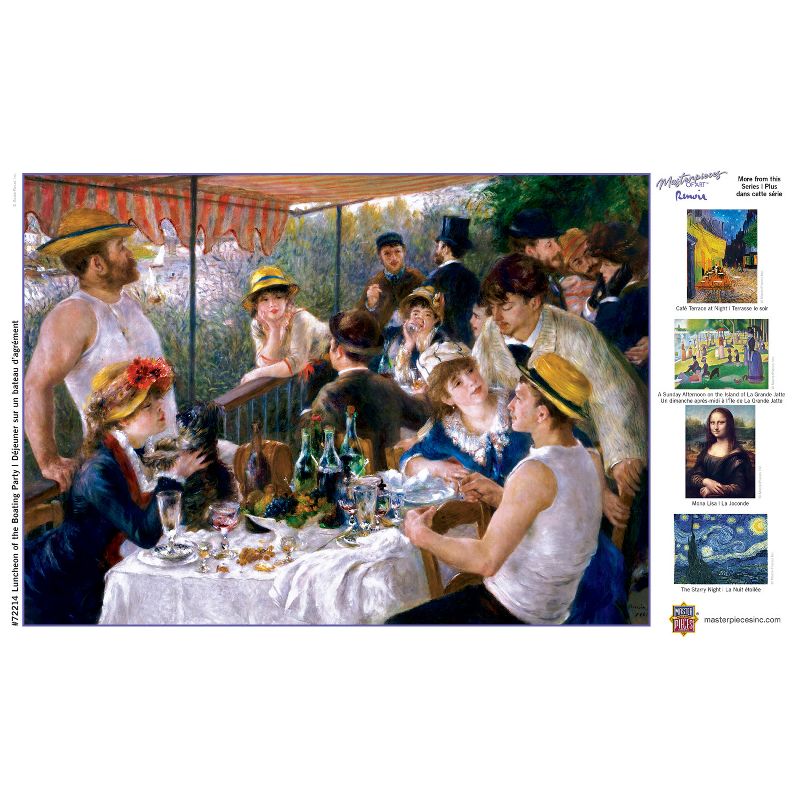 MasterPieces 1000 Piece Puzzle for Adults - Luncheon of The Boating Party, 5 of 8