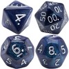 Gate Keeper Games Mirror Universe Double Dice 7pc RPG Set - Galactic Glitter RPG - 3 of 4