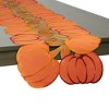 Design Imports  Embroidered Pumpkin Table Runner, Orange, 14X60" - 4 of 4