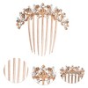 Unique Bargains Women's Butterfly Rhinestones Side Comb 1 Pc - 3 of 4