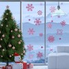 Unique Bargains Christmas Decorations Snowflakes Static Stickers for Windows Home Christmas Party 9Pcs - 2 of 4