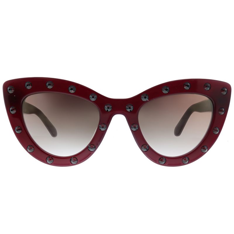 Kate Spade Luann/S S1K Womens Cat-Eye Sunglasses Burgundy Red Studs 50mm, 2 of 4
