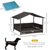 UbMelt Dog Bed Outdoor Pet Bed for Small Dogs Rattan Dog House with Water-resistant Cushion and Canopy, Modern Pet Furniture for Puppies - 4 of 4