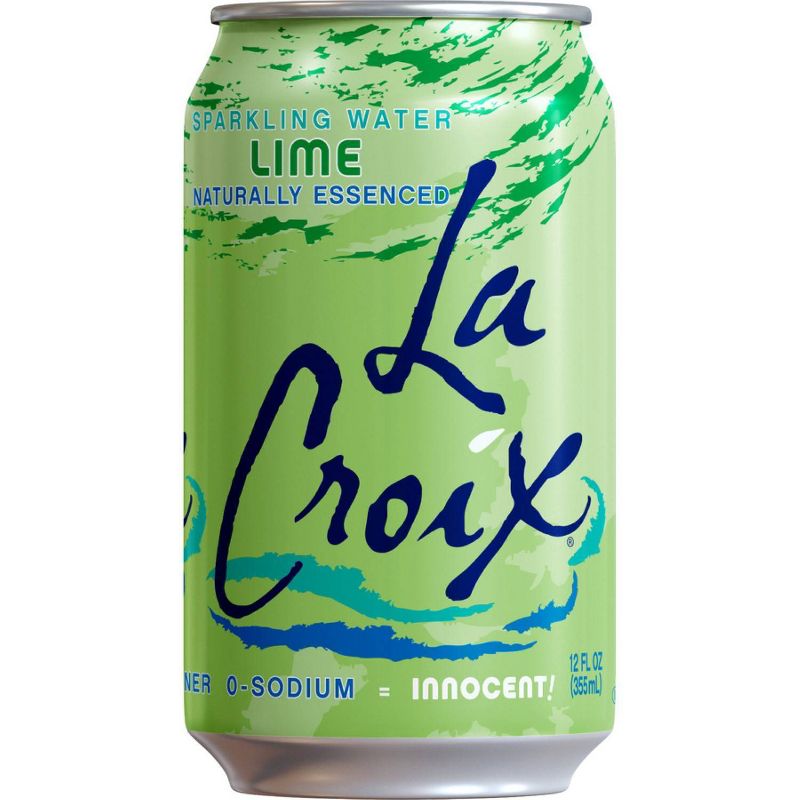 LaCroix Sparkling Water Lime - 8pk/12 fl oz Cans, 3 of 14