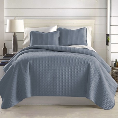 Buy Slate Blue Cotton Rich Plain Duvet Cover and Pillowcase Set from Next  USA