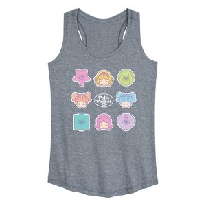 Women's - Polly Pocket - Polly Pocket Grid Graphic Racerback Tank - 1 of 4
