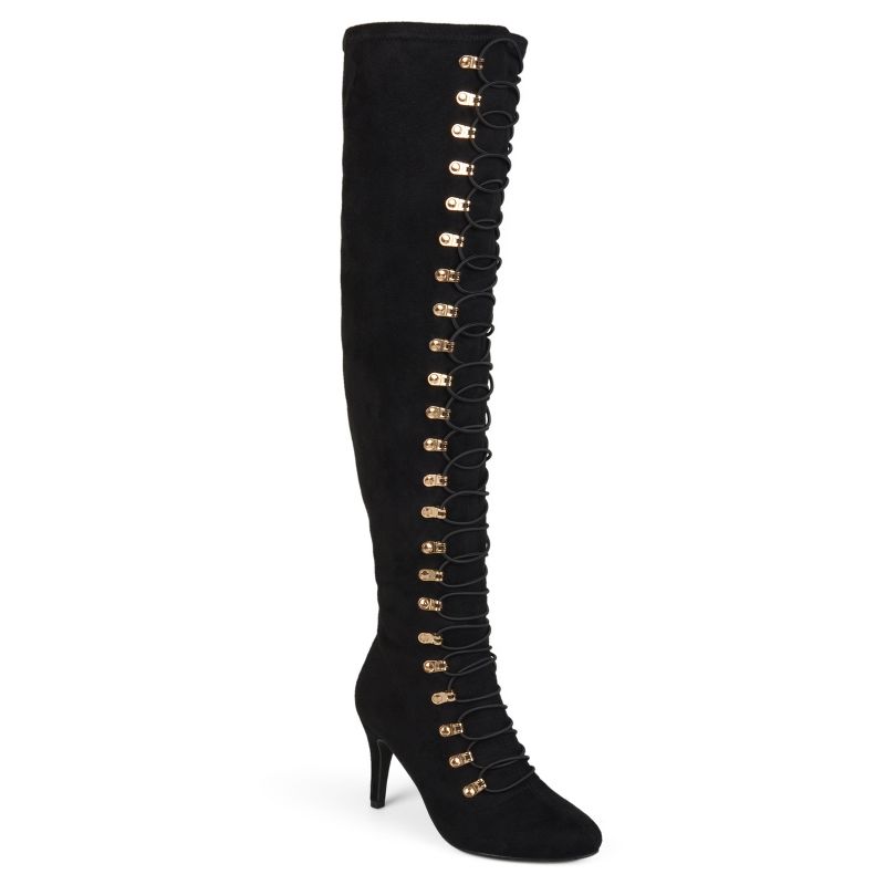 Journee Collection Womens Trill Round Toe Over The Knee Boots, 1 of 11