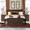 Sonkuki 21" Tall Nightstand with 3 Drawers, 18" Wide End Table with Charging Station, Small Dresser Chest for Bedroom - 4 of 4