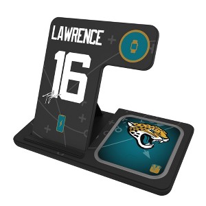 NFL Jacksonville Jaguars Players Game Tactic 15-Watt 3 in 1 Charging Station - 1 of 4