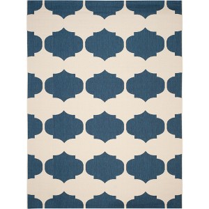 Courtyard CY6162 UV & Stain Resistant Non-Shedding Power Loomed Indoor/Outdoor Rugs - Safavieh - 1 of 4