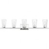 Livex Lighting Cityview 5 - Light Vanity in  Polished Chrome - 4 of 4
