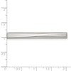 Black Bow Jewelry Stainless Steel Polished Convex Tie Bar, 5.4 x 52mm - 3 of 4