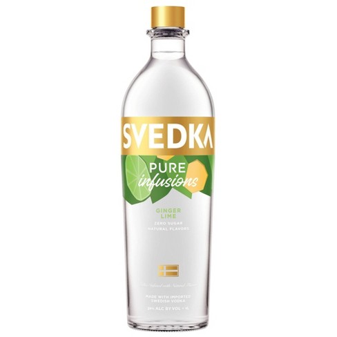 SVEDKA Pure Infusions Ginger Lime Flavored Vodka - 750ml Bottle - image 1 of 3