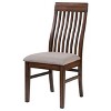 Coaster Home Furnishings Briarwood Slat Back Dining Side Chair Mango Oak and Brown (Set of 2) - 4 of 4