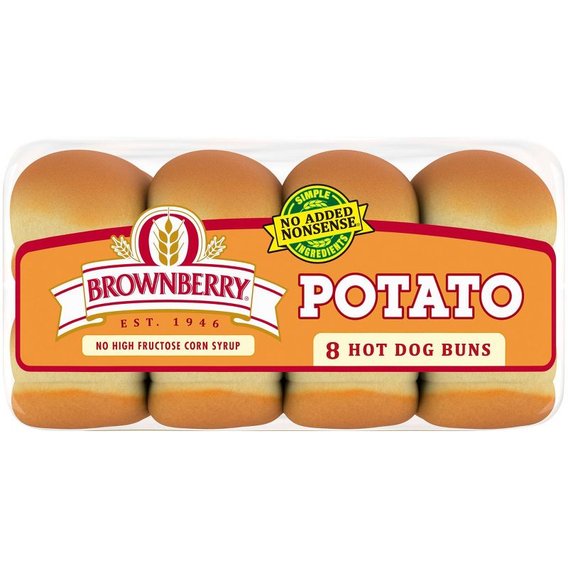 Brownberry Potato Hot Dog Buns - 1lbs, 5 of 8
