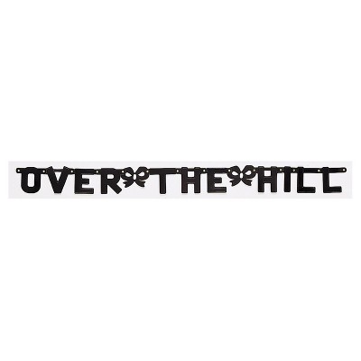 Over The Hill Party Banner
