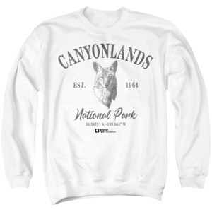 Men's Canyonlands National Park Coyote Icon Crewneck Sweatshirt - 1 of 4