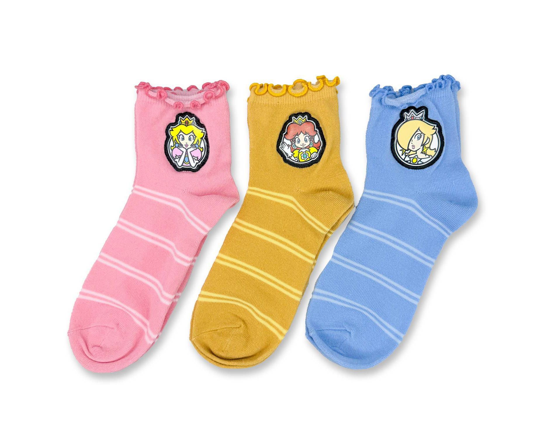 Nintendo Super Mario Princess Mystery Single Quarter Crew Socks