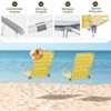 Karl Home Patio Metal Beach Chair(Set of 2) - 2 of 4