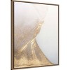 23"x28" Gold Fusion VI by Julia Contacessi Framed Canvas Wall Art Print Bronze - Amanti Art: Modern Lithograph, Vertical Layout - 2 of 4