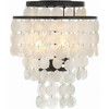 Crystorama Lighting Brielle 3 - Light Flush Mount in  Dark Bronze - 3 of 4