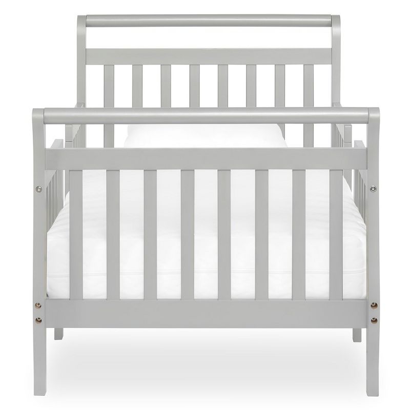 Dream On Me JPMA Certified Emma 3-in-1 Convertible Toddler Bed, Steel Grey, 4 of 18