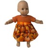 Doll Clothes Superstore Handmade Pumpkin Patch Dress Fits 14-15 Inch Cabbage Patch And Baby Dolls - 3 of 4