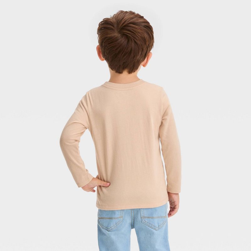 Toddler Boys' Long Sleeve Solid T-Shirt - Cat & Jack™, 3 of 7