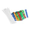 Unique Bargains Assorted Color Office Plastic 2-Hole File Paper Fastener 50 PCS - 3 of 4